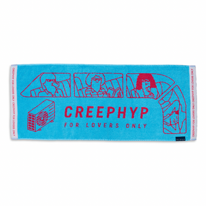(已完售)【編號027】| CreepHyp (クリープハイプ) | 夏日假期雙面毛巾（藍）