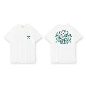 浪人祭 Vagabond Fest. | 2023 浪人祭 招財浪貓 T Shirt (白)