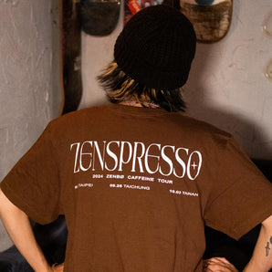 【編號230】| 禪波ZENBØ | ZENSPRESSO TOUR T-SHIRT（咖啡）