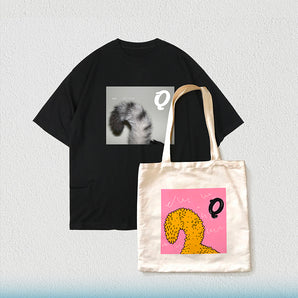 （預購）- 奇哥｜《C'est La Vie》經典 T-shirt＋CHICO「貓尾巴」托特包組