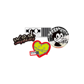 【071】| w.o.d. | LOVE BUZZ Sticker Set