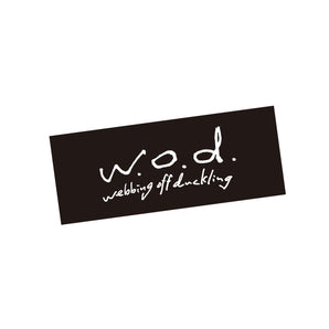 【070】| w.o.d. | Logo Towel (Black)