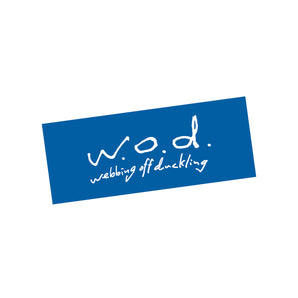 【069】| w.o.d. | Logo Towel (Blue)