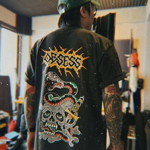 【031】| OBSESS | 【May I help you 蛇】T-Shirt