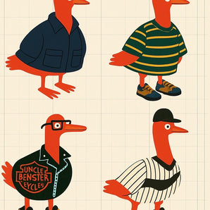 【016】| Goose 我鳥 | Cartoon Sticker pack卡通貼紙包