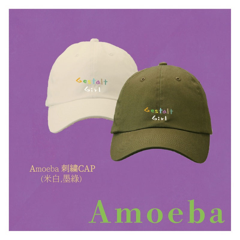 ゲシュタルト乙女 Gestalt Girl | Amoeba 刺繡 CAP | 帽